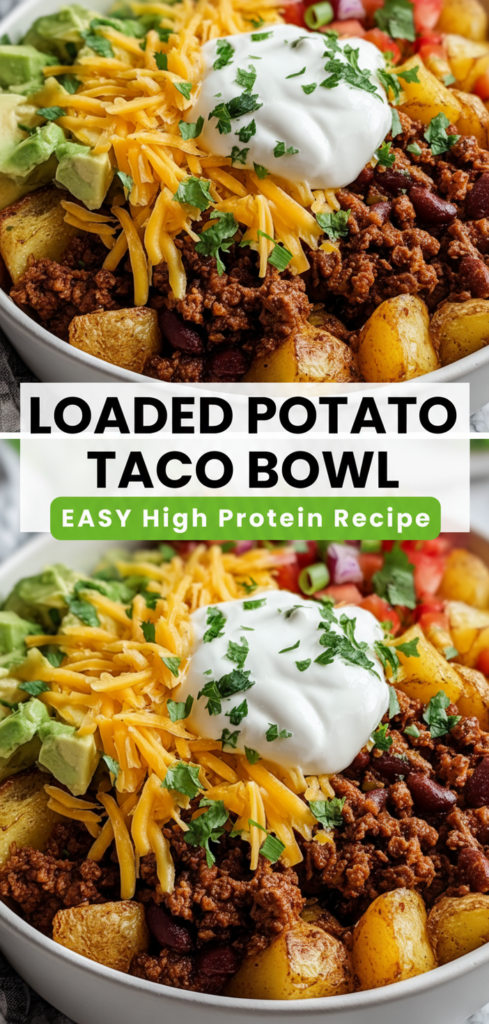 Loaded Potato Taco Bowl