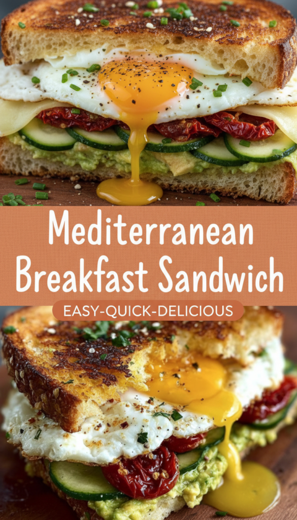 Mediterranean Breakfast Sandwich
