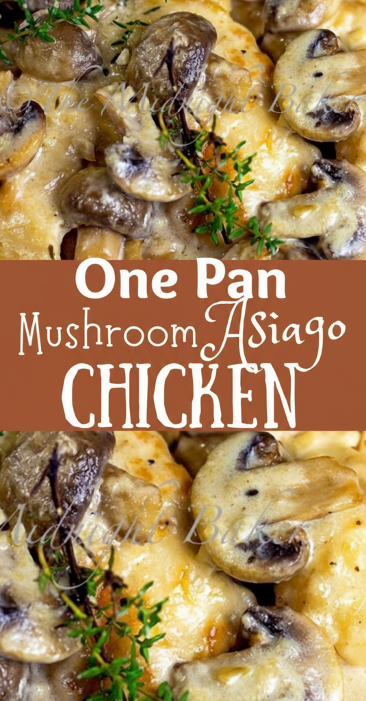 Mushroom Asiago Chicken