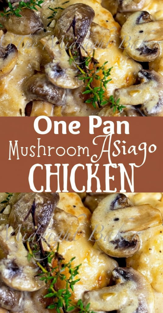 Mushroom Asiago Chicken