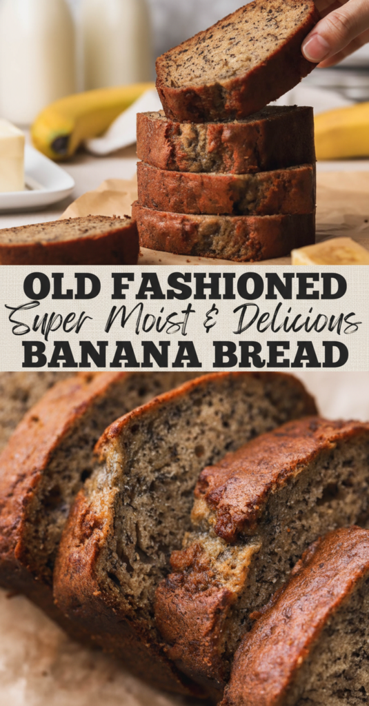 Old Fashioned Banana Bread