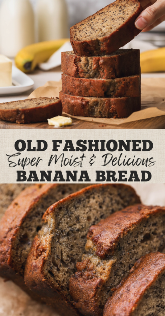 Old Fashioned Banana Bread