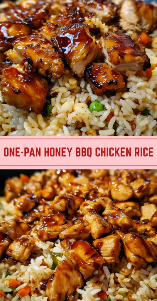 One-Pan Bold Honey BBQ Chicken & Rice