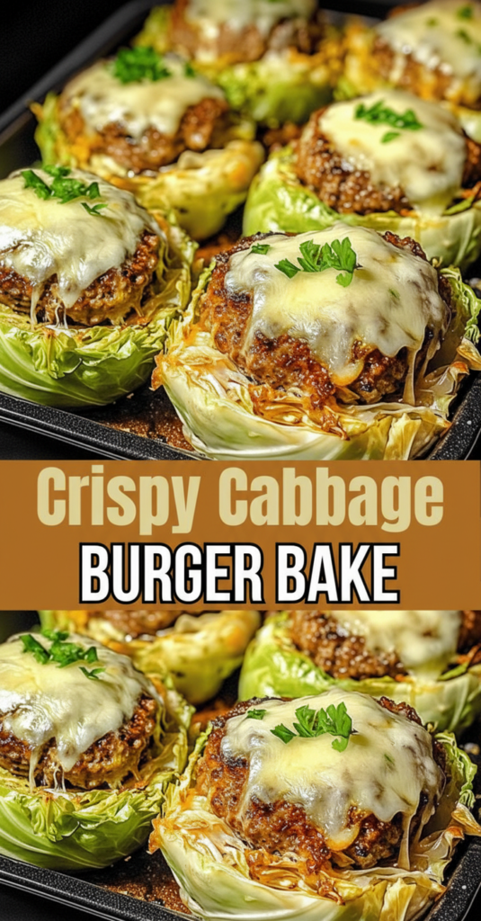 Oven Baked Cabbage Burgers