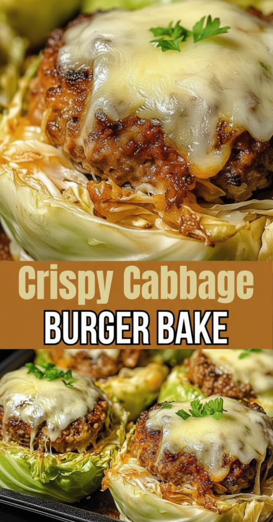 Oven Baked Cabbage Burgers
