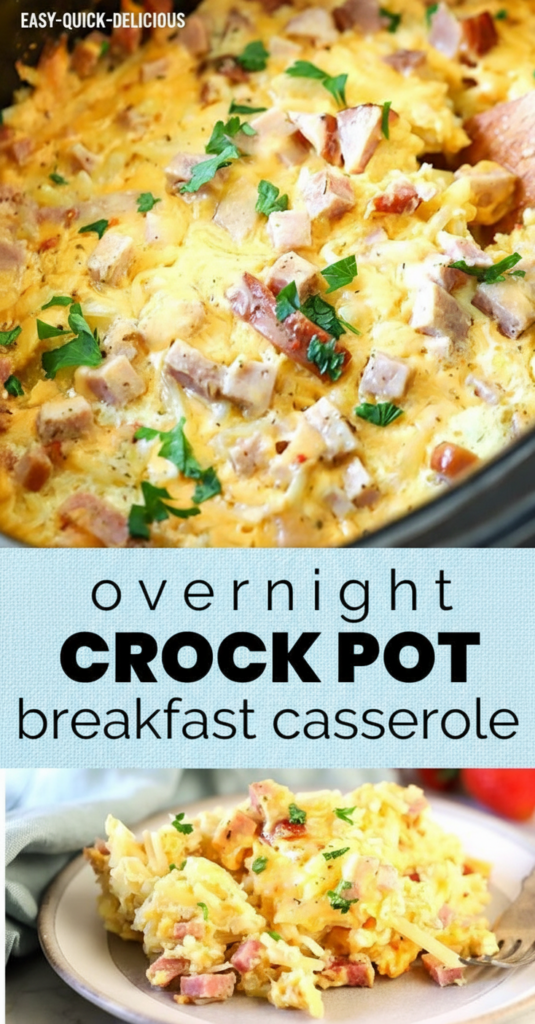Overnight Crock-Pot Breakfast Casserole