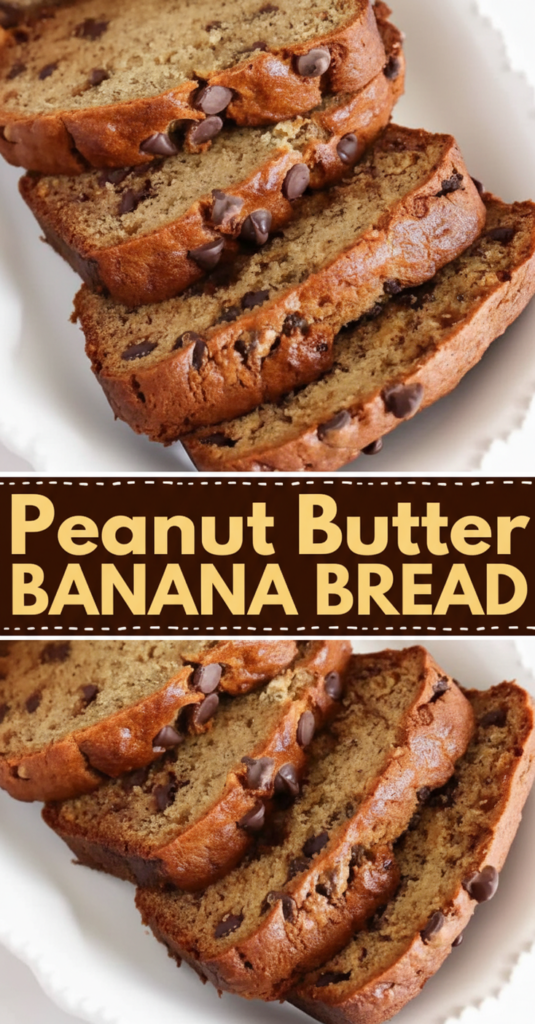 Peanut Butter Banana Bread