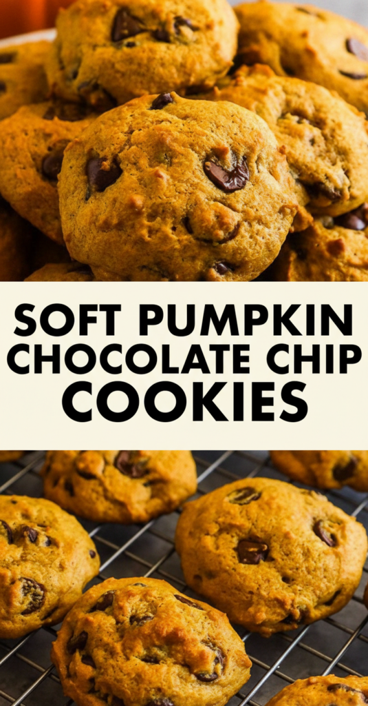 Pumpkin Chocolate Chip Cookies