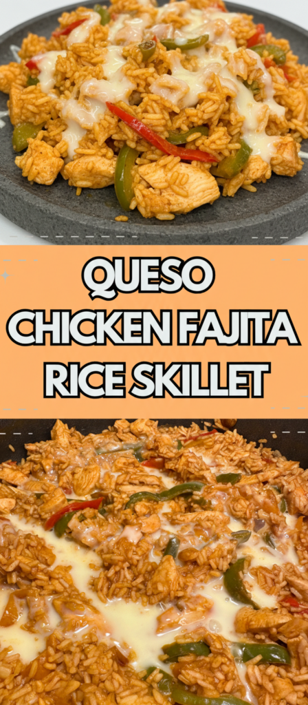 Queso Chicken Fajita Skillet