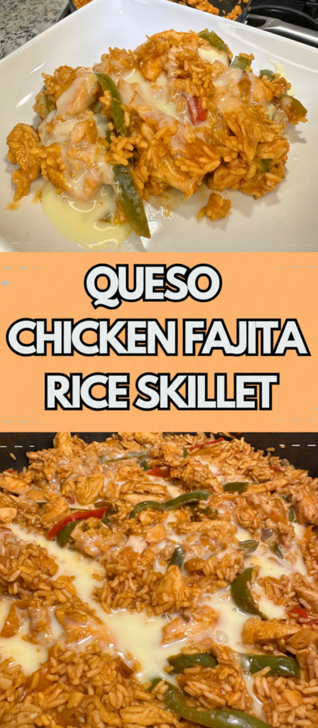 Queso Chicken Fajita Skillet