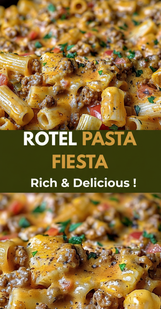 Rotel Pasta Fiesta Creamy Cheesy Tex-Mex Dinner Delight