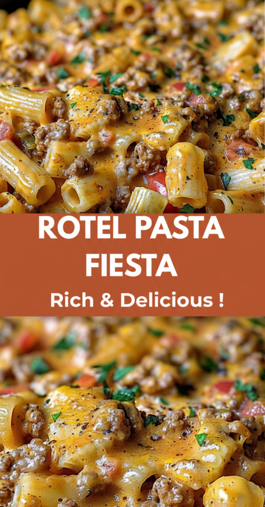 Rotel Pasta Fiesta Creamy Cheesy Tex-Mex Dinner Delight