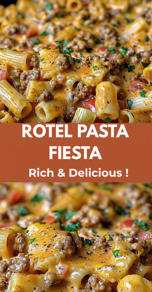 Rotel Pasta Fiesta Creamy Cheesy Tex-Mex Dinner Delight