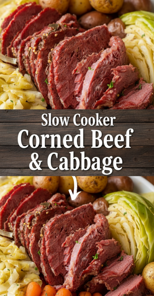 Slow Cooker Corned Beef and Cabbage