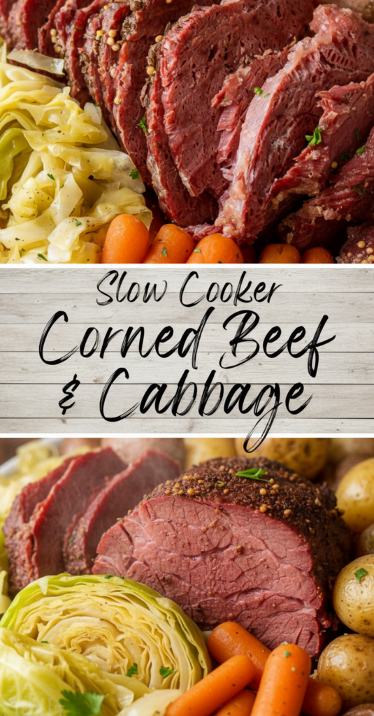 Slow Cooker Corned Beef and Cabbage