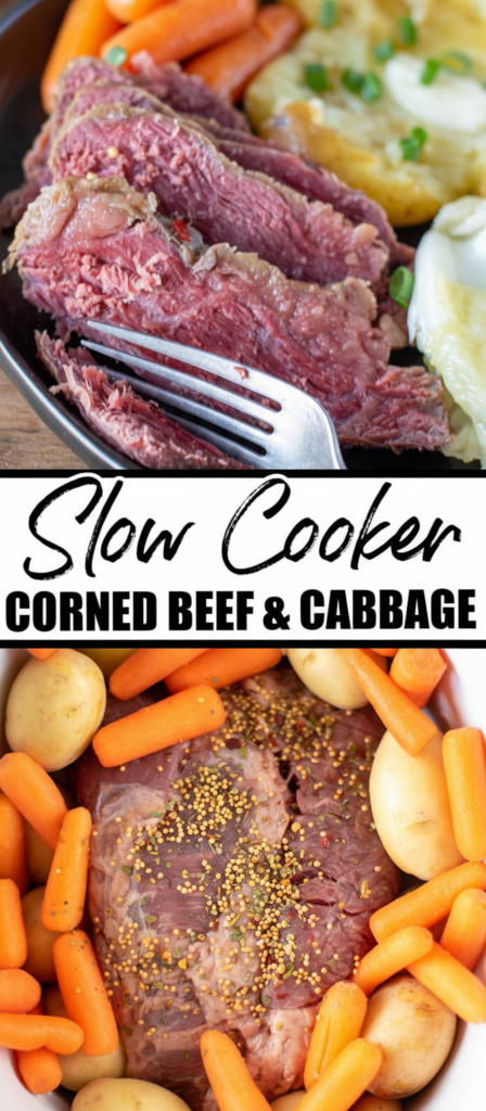 Slow Cooker Corned Beef and Potatoes