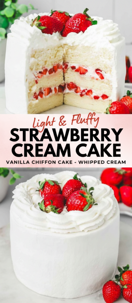 Strawberry Cream Cake