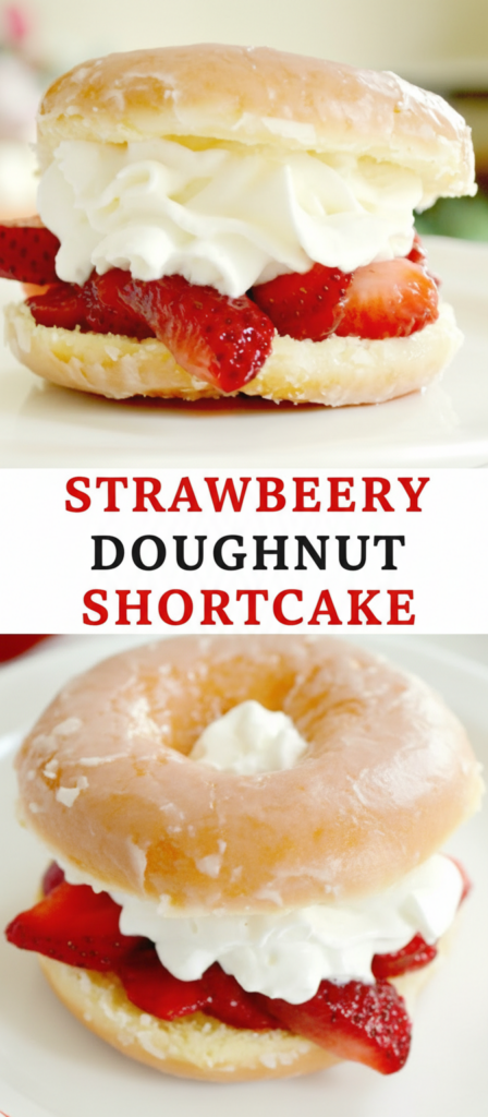 Strawberry Doughnut Shortcake