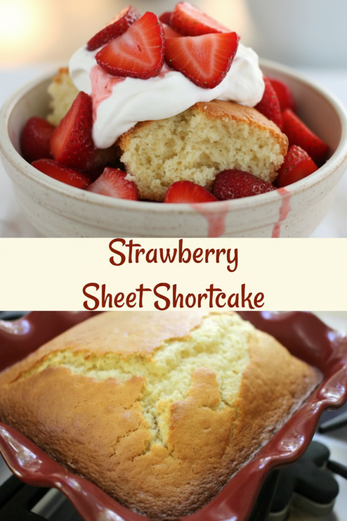 Strawberry Sheet Shortcake