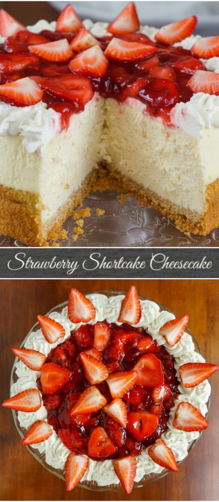 Strawberry Shortcake Cheesecake