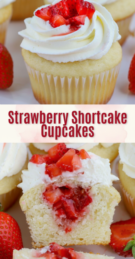 Strawberry Shortcake Cupcakes