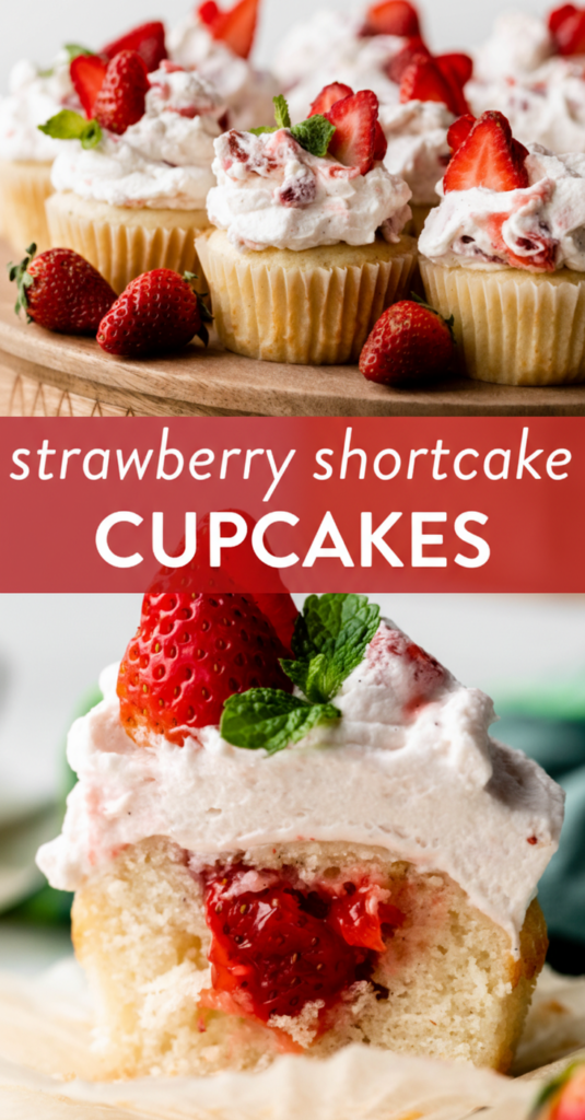 Strawberry Shortcake Cupcakes