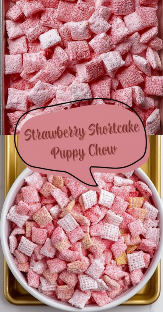 Strawberry Shortcake Puppy Chow