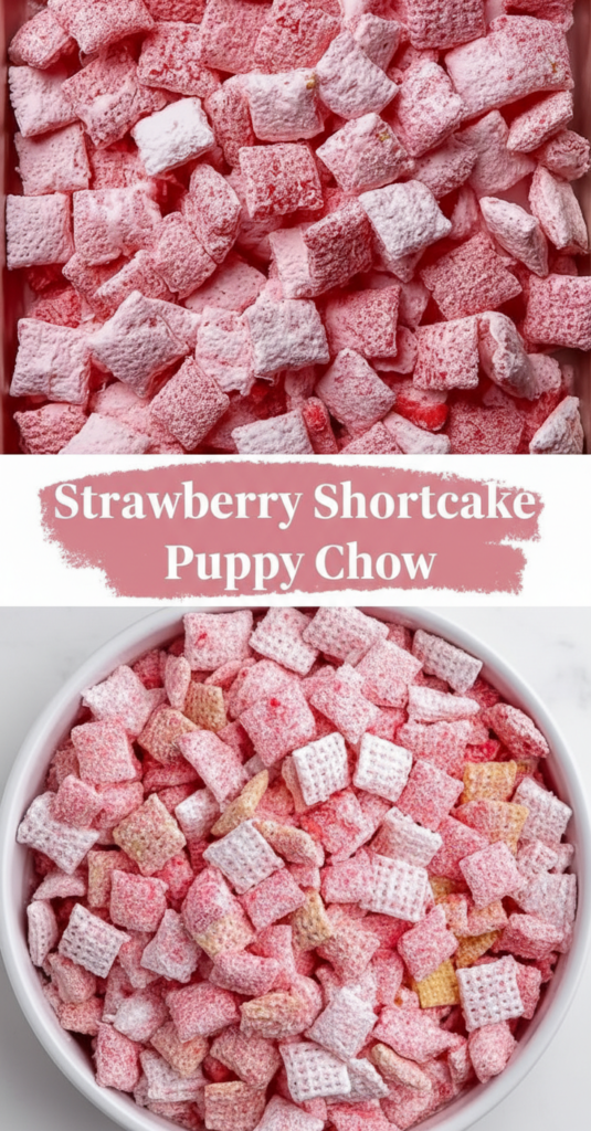 Strawberry Shortcake Puppy Chow
