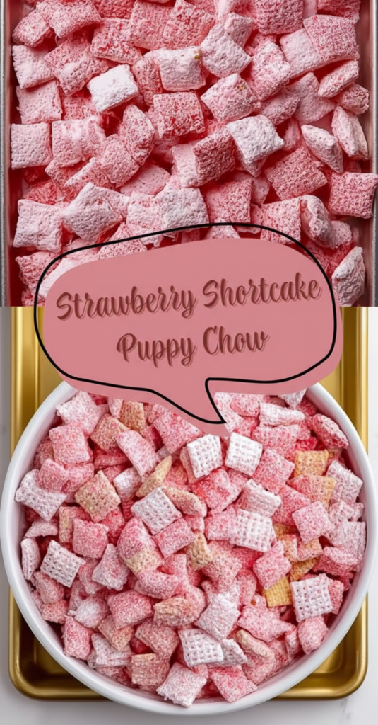 Strawberry Shortcake Puppy Chow
