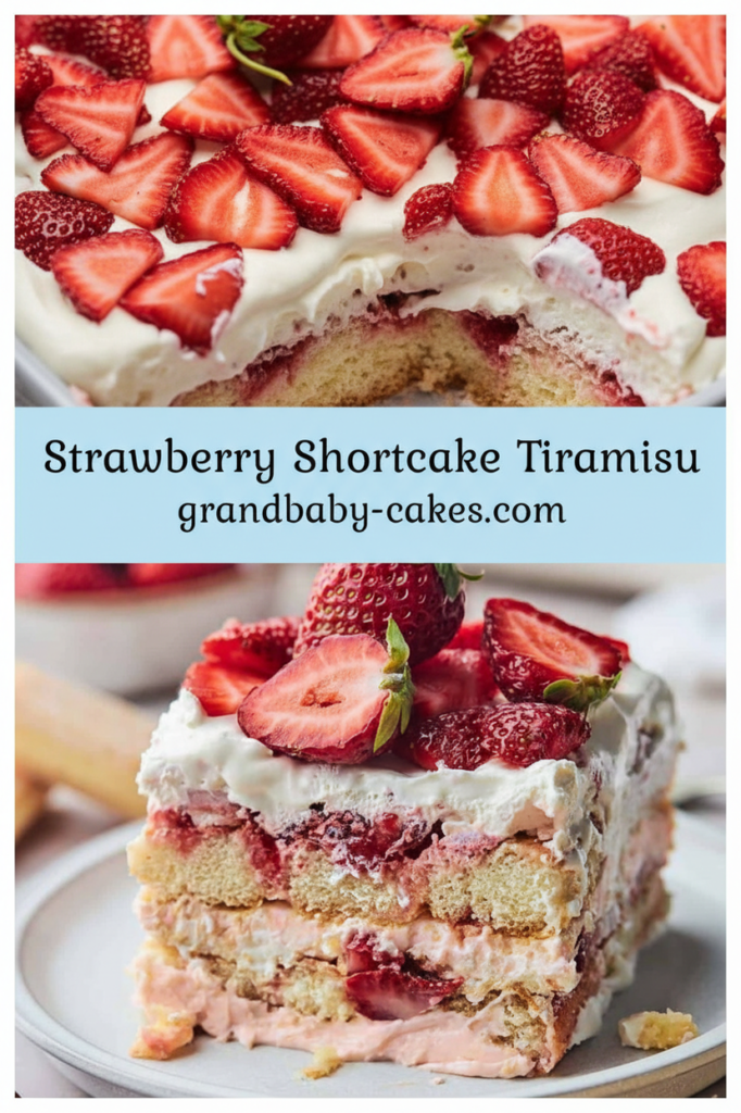 Strawberry Shortcake Tiramisu
