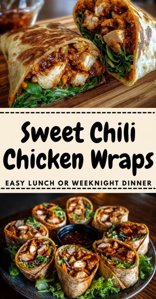 Sweet Chili Chicken Wraps