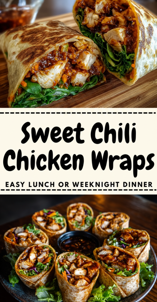Sweet Chili Chicken Wraps