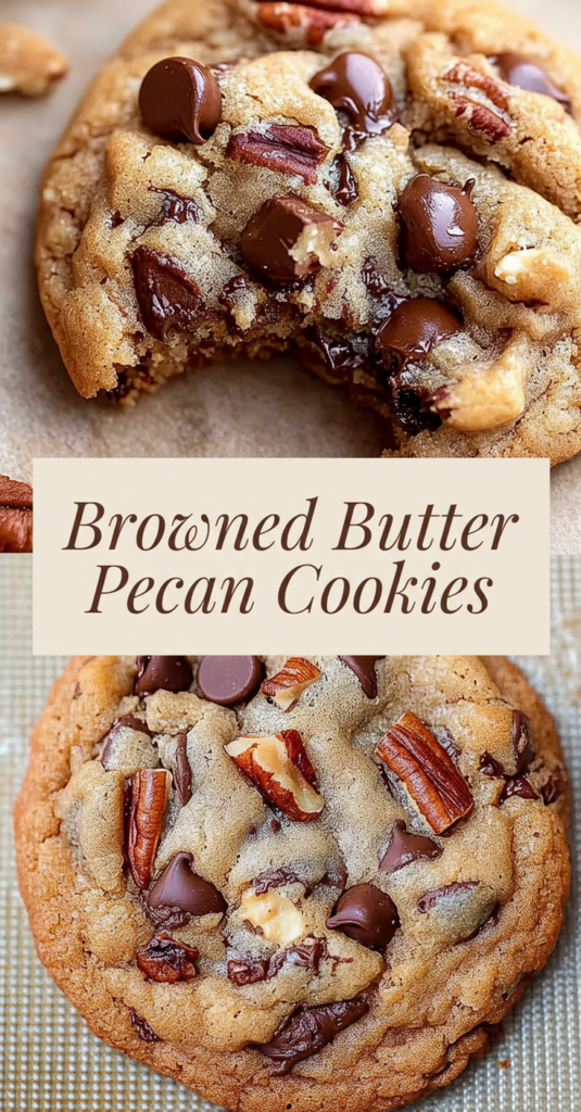 Tasty Browned Butter Pecan Chocolate Chip Cookies
