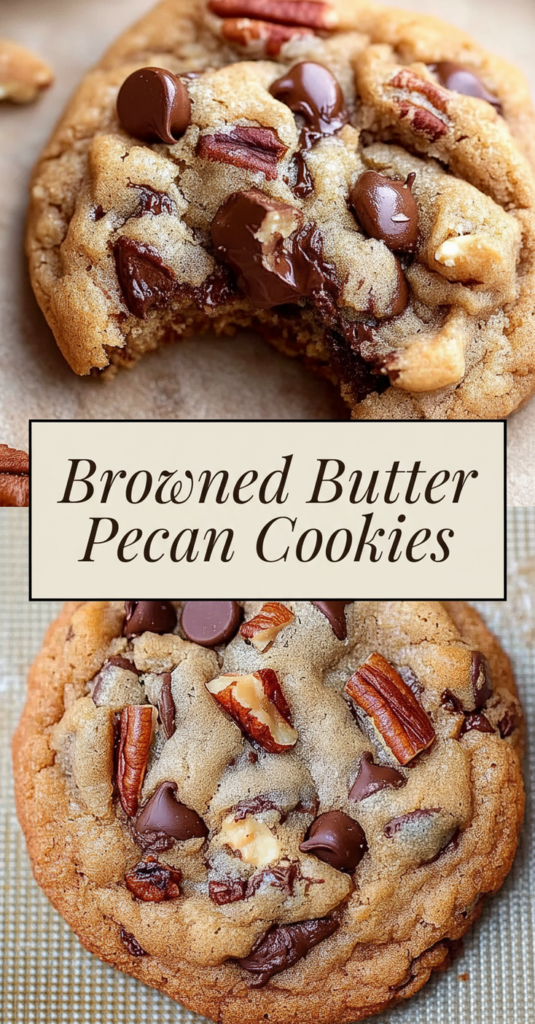 Tasty Browned Butter Pecan Chocolate Chip Cookies