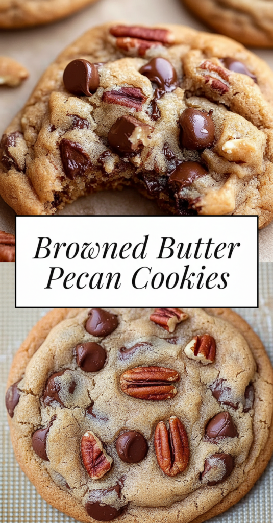 Tasty Browned Butter Pecan Chocolate Chip Cookies